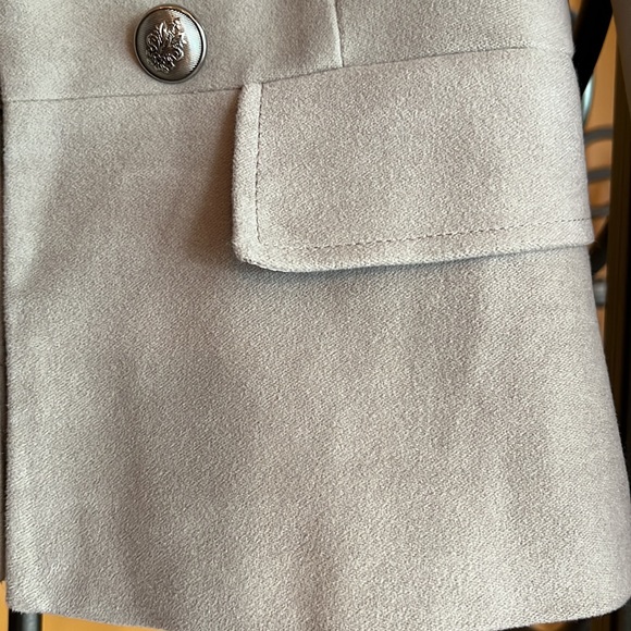 ZARA Faux Suede Military Jacket - Picture 4 of 13